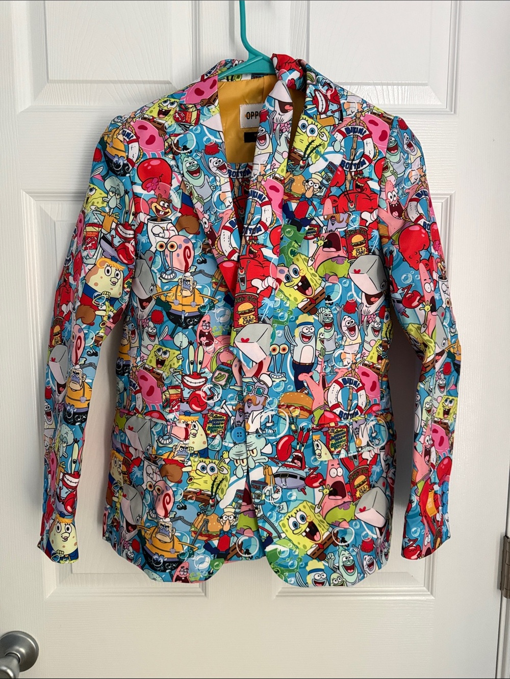 Cartoon-Print Boys suit Multi-Color